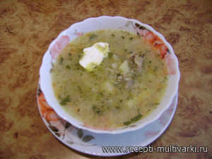 Суп с капустой и пшеном в мультиварке